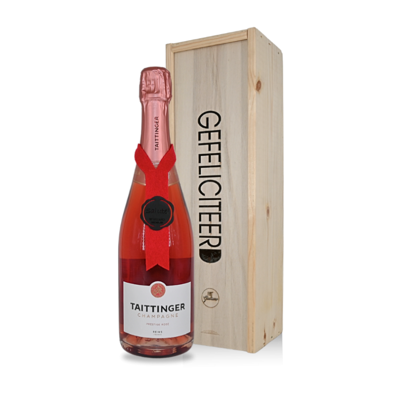 Taittinger Rosé Prestige "Gefeliciteerd" Taittinger Rosé Prestige "Gefeliciteerd"