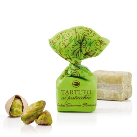 Italiaanse truffelbonbons Pistache per - 1 KG (ca 70 stuks)