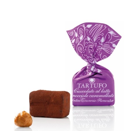 Italiaanse truffelbonbons Karamel met nootjes per - 1 KG (ca 70 stuks)