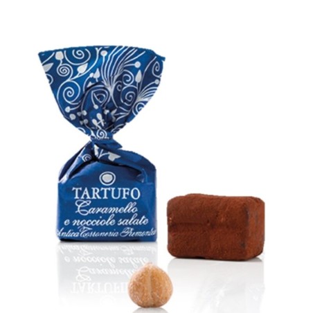 Italiaanse truffelbonbons Karamel en Gezouten Hazelnoot - 1 KG (ca 70 stuks)
