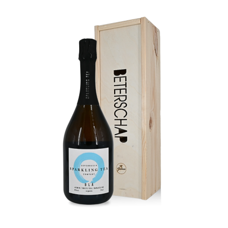 0,0% Sparkling Tea met "Beterschap" wens