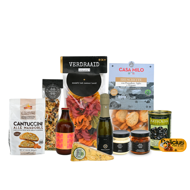 Kerstpakket RIMINI Passata & Borrel Kerstpakket RIMINI Passata & Borrel