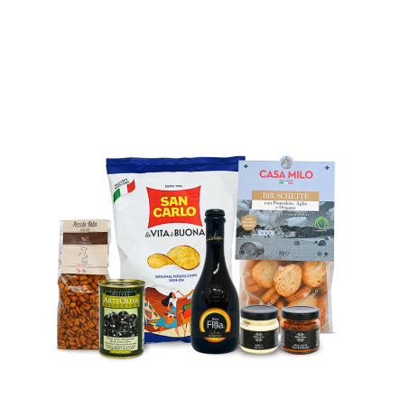 Kerstpakket PALERMO Borrelpakket met een biertje