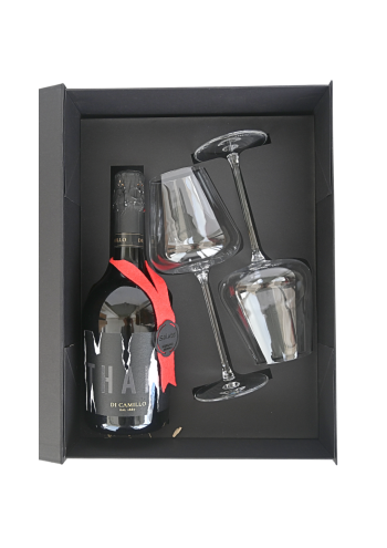 FLORENCE: Spumante met twee Italesse spumante glazen