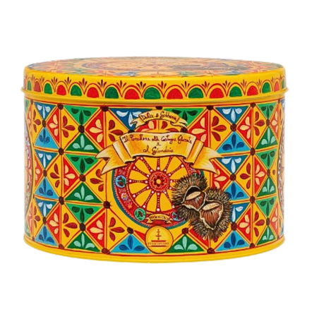 Dolce Gabbana Panettone castagne glassate e gianduia 1kg