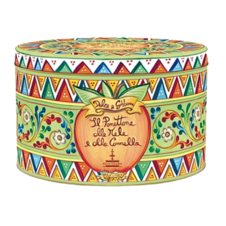 Dolce Gabbana Panettone mela e cannella latta 500gr