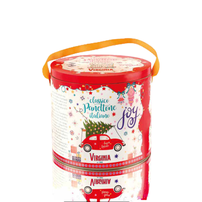 Virginia Mini Panettone Alto Milanese in blik 100 g Virginia Mini Panettone Alto Milanese in blik 100 g
