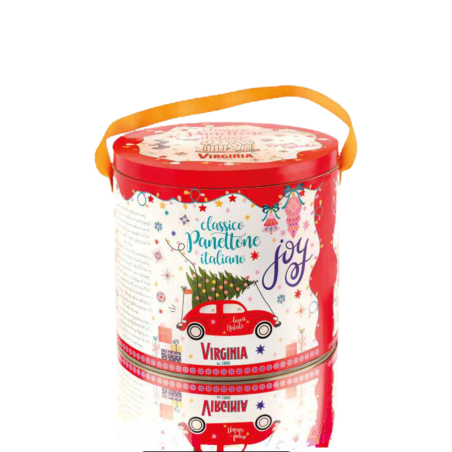 Virginia Mini Panettone Alto Milanese in blik 100 g