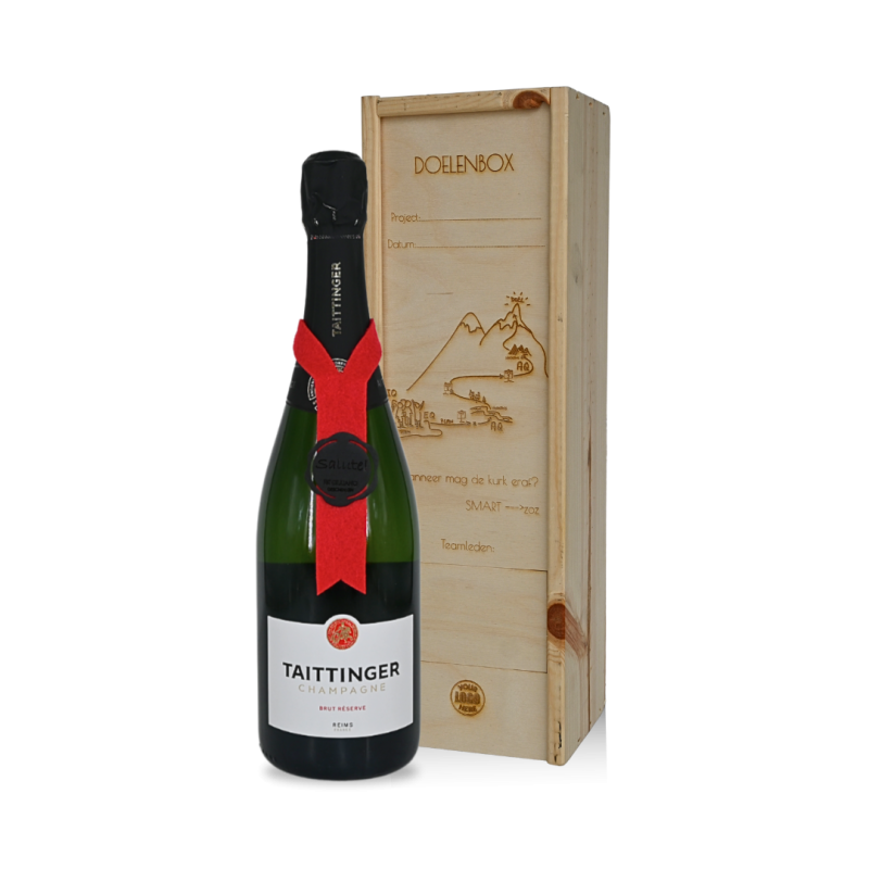 Doelenbox, samen naar het doel en dan.... Champagne! Doelenbox, samen naar het doel en dan.... Champagne!