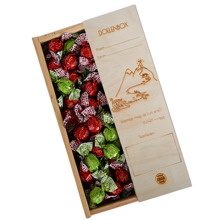 Doelenbox, samen naar het doel en dan.... Chocolade!