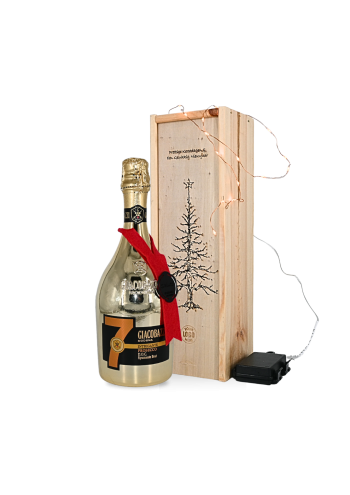 Prosecco in sprankelende kerstboomkist