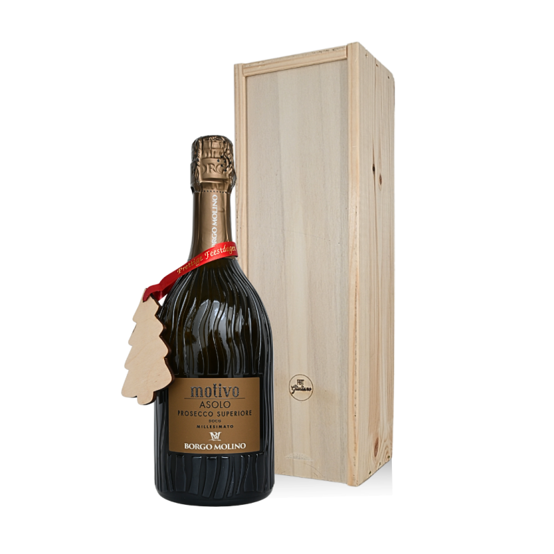 Kerst Prosecco PADOVA met gratis gravure op kerstlabel Kerst Prosecco PADOVA met gratis gravure op kerstlabel