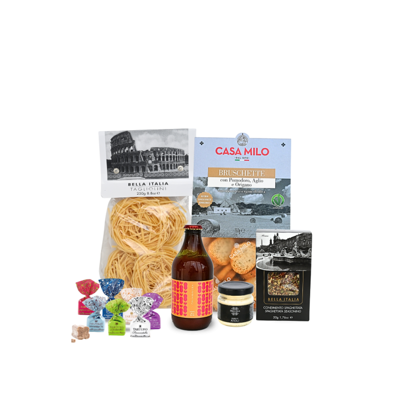 Kerstpakket SANTA TERESA - Pasta, borrel & zoet Kerstpakket SANTA TERESA - Pasta, borrel & zoet