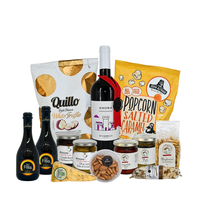 Pakket GENUA - Borrelpakket met Bier & Wijn Pakket GENUA - Borrelpakket met Bier & Wijn