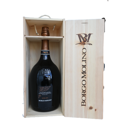 Fantastische Magnumfles 3 l Prosecco met gravure. Topcadeau!