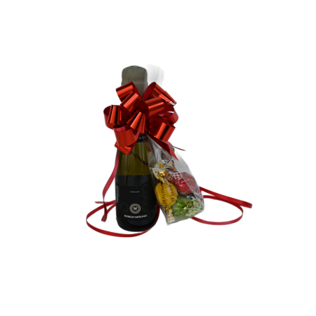 Kerstpakketje PICCOLO - Italiaanse Prosecco & Chocolade in het klein