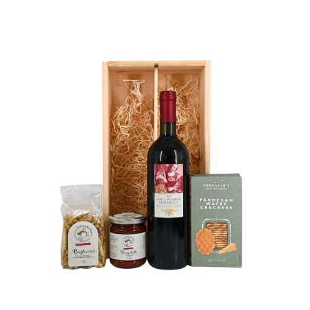 Pakket SIENNA - Borrelpakket in 2-vaks wijnkist