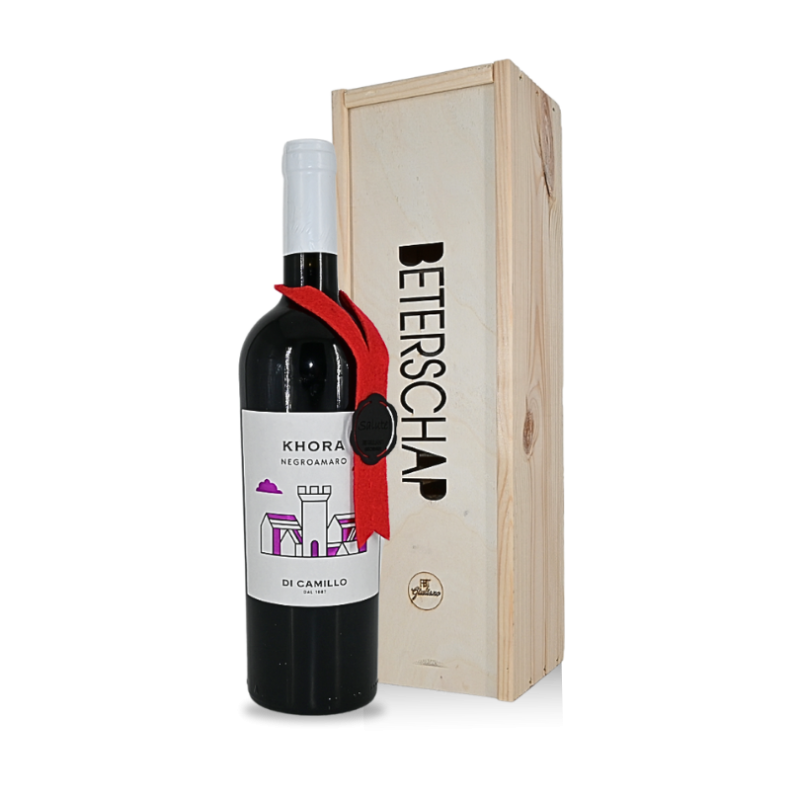 Khora wijn met "Beterschap" wens Khora wijn met "Beterschap" wens