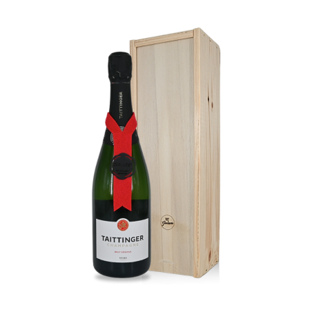 Taittinger Brut Réservé in houten kist