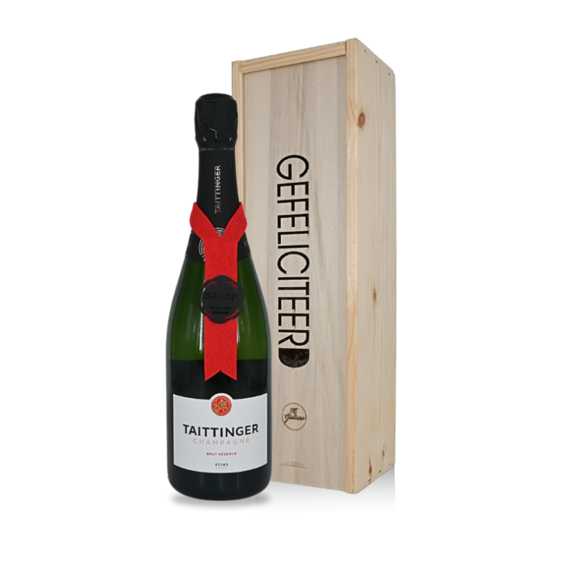 Taittinger Brut Réservé "Gefeliciteerd" Taittinger Brut Réservé "Gefeliciteerd"