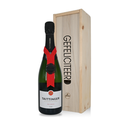 Taittinger Brut Réservé "Gefeliciteerd"
