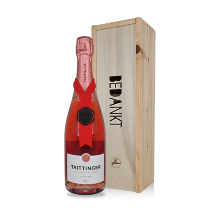 Taittinger Rosé Prestige "Bedankt"